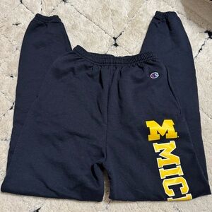 Champion Navy Michigan Sweatpants